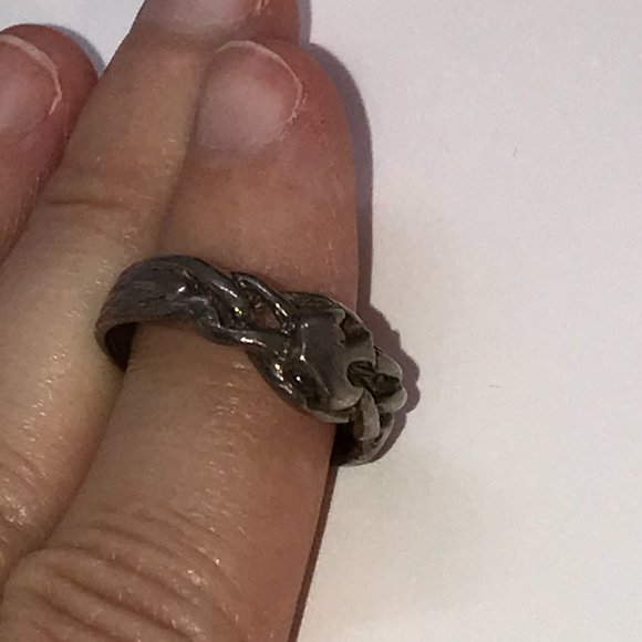 Sterling Silver Dove Ring Size 7 1/4 - Picture 2 of 6
